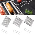 thumbnail image 4 of Feimier Grille à Rouleaux Hot-Dog, Grils à Rouleaux, Outils pour BBQ, Hot-Dog avec Poignée Extra Longue, 4 of 4