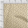 thumbnail image 2 of oneOone Tissu Viscose Georgette Jaune Rétro Minimal Burger Matériel de Robe Tissu Imprimé Tissu au Mètre 42 Pouces de Large, 2 of 5