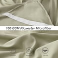thumbnail image 4 of PiccoCasa Bed Skirt Double Brushed Microfiber with Dust Ruffle, Queen Khaki, 4 of 8