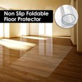 thumbnail image 4 of Desk Computer Carpet Chair .5mm Thick Protector Chairmat Clear 40x60cm, 4 of 8