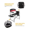 thumbnail image 3 of Chaise de camping KingCamp Heavy Duty Director - Rouge, 3 of 6