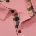 thumbnail image 4 of FhsagQ Men's Shirts Men Shirts Tops Short Super Fit Men'S Spring and Autumn Casual Button down Solid Color Shirt Short Sleeve Sleeve Shirt Men's Shirts Tops Watermelon Red S, 4 of 8