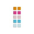 thumbnail image 1 of Quartet Mini Square Magnets, Magnets, Assorted Colours, 10 Pack, 1 of 4