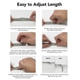thumbnail image 2 of Bandini 20mm Gold Tone Stainless Steel Mesh Watch Band for Men - Metal Mesh Replacement Watch Strap - Adjustable Length - Fold-Over Clasp, 2 of 7