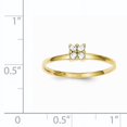 thumbnail image 2 of Bague de Promesse en Or Jaune 10K avec Oxydes de Zirconium, 2 of 2