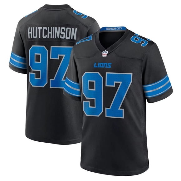 Lions #14 St. Brown #16 Goff #26 Gibbs Nfl Jersey American Embroidered Football Jersey Replica Player Name Jersey