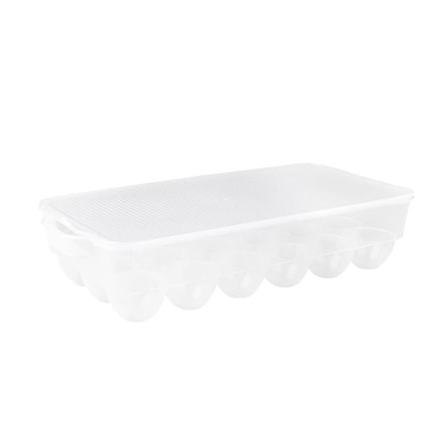 Jusqu'à 65 % de Réduction sur les Gadgets de Cuisine Boîte de Rangement pour Ufs pour Réfrigérateur avec Poignée Supporte jusqu'à 18 Ufs Organisateurs et Rangement de Cuisine