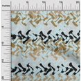 thumbnail image 2 of oneOone Rayon Sky Blue Fabric Geometric Sewing Craft Projects Fabric Prints By Yard 56 Inch Wide-3J, 2 of 5