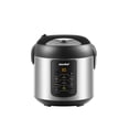 thumbnail image 1 of COMFEE' Compact Rice Cooker, 6-in-1 Stainless Steel Multi Cooker, Slow Cooker, Steamer, Saute, and Warmer, 2 QT, 8 Cups Cooked(4 Cups Uncooked), Brow, 1 of 7