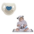 thumbnail image 2 of YANGHONGY 1 Pce Plus Récentes Poupées de Simulation de Mode Poupée Reborn Jouet pour Bébé Mignon Cadeau Tétine pour Bébé B, 2 of 2