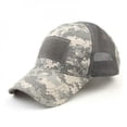 thumbnail image 4 of Baseball Hat Outdoor Hiking Camping Adjustable Peaked Cap Mesh Design Cotton Baseball Hat, 4 of 6