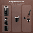 thumbnail image 4 of Cafetière Électrique à Capsules pour Café Moulu, Cafetière Portable, Machine à Café Compatible avec Poudre de Café et Capsule de Café, 4 of 5