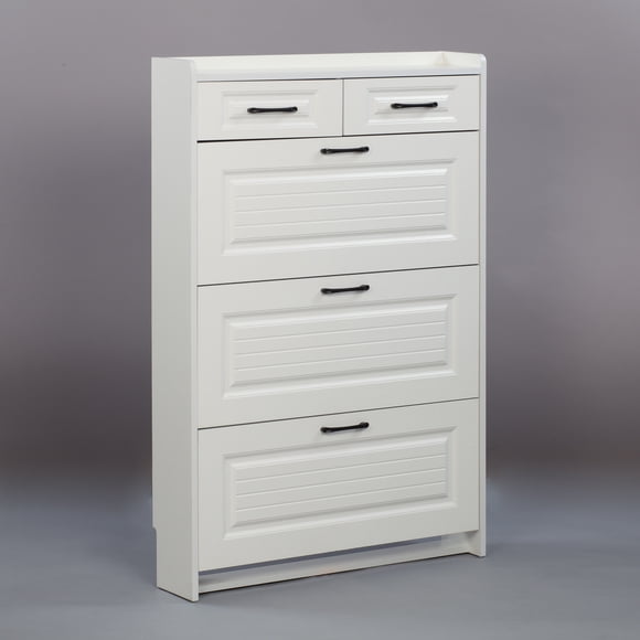 SOCE009 - Simply Modern Shoe Cabinet with Drawer and Top Storage
