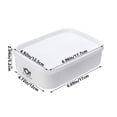 thumbnail image 3 of Meitianfacai Food Storage Container With Lid Two Capacities Plastic Food Container With Lid For Kitchen Storage And Organization Leak-proof, 3 of 7