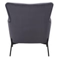 thumbnail image 2 of CorLiving Eliana Modern Wide Velvet Upholstered Indoor Wingback Accent Chair, 2 of 9
