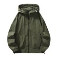thumbnail image 1 of Men's Lightweight Summer Sun Protection Jacket Made from Breathable Ice Thread Fabric, Perfect for Outdoor Activities Like Running and Hiking, Provides UV Defense, 1 of 6