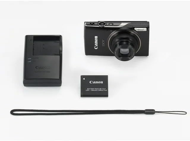 Canon IXY 650 ブラック Canon IXY 650 Compact Digital Camera - Black, 12x Optical Zoom, Wi