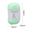thumbnail image 3 of Clearance Tyidzon Wool Yarn for Crocheting Soft Crochet Thread Yarn, Lightweight Wool Yarn for Crochet Hand Knitting Crocheting Crafting, 3 of 5