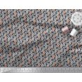 thumbnail image 2 of Soimoi Rayon Fabric Leaves Small Print Fabric by The Yard 56 Inch Wide, 2 of 3