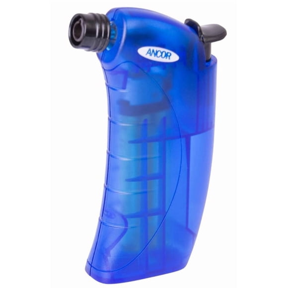 Ancor Butane Torch 703024 Marine Grade; 2500 Degree Fahrenheit; Mini Pocket Size; Blue