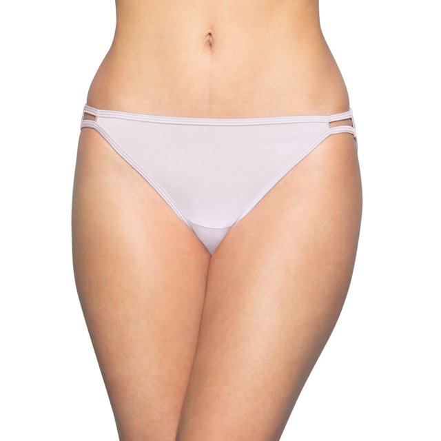 Vanity Fair Womens Body Shine Illumination String Bikini, 5, NH Whimsical Lilac