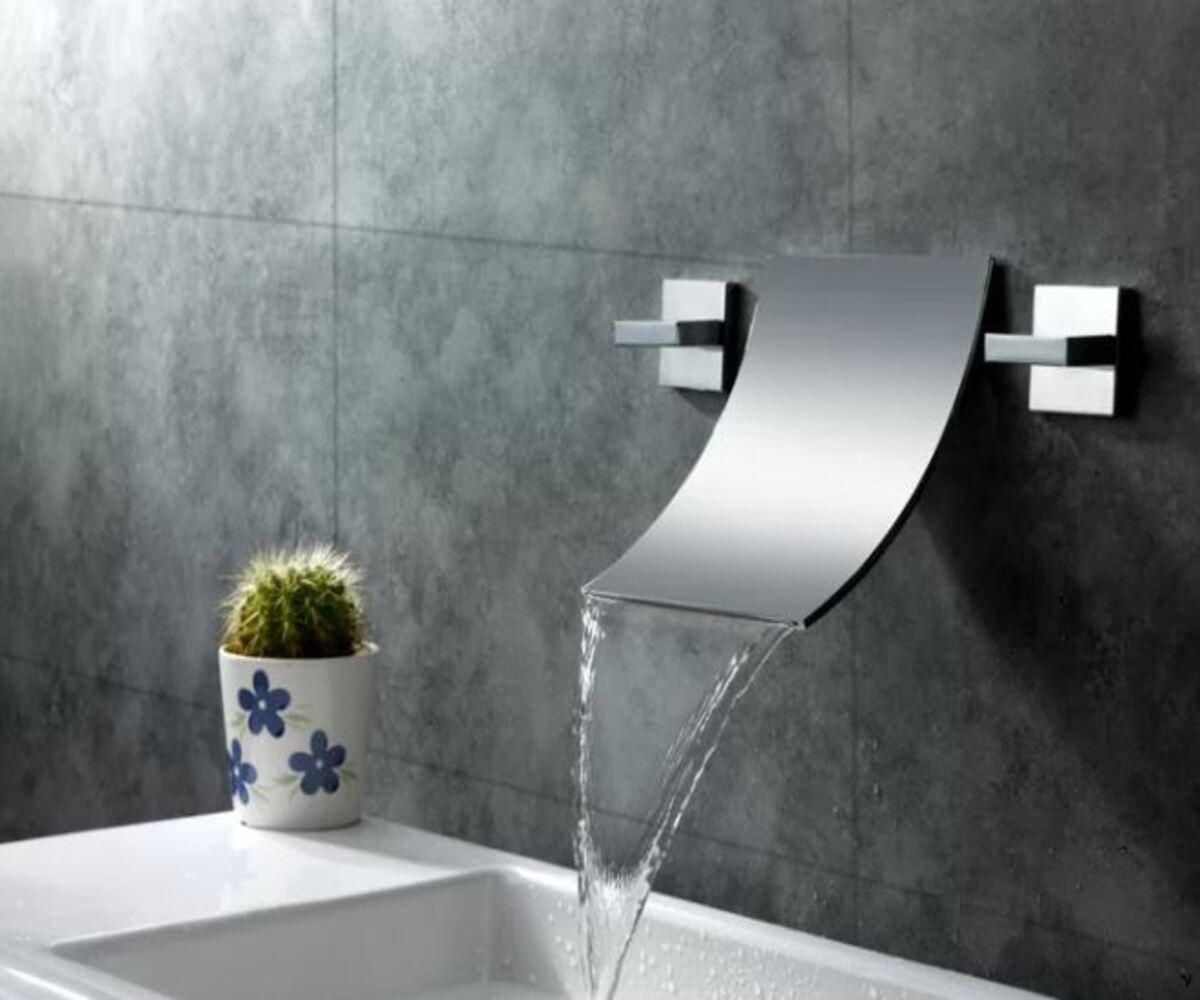 DROP Bath and Kitchen DR091177 Undermount Bathroom Sink Set