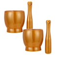 thumbnail image 1 of Oleegame 2PC Multifunctional Beans Manual Grinding Tool Kitchen Garlic Puree Grinder Yellow, 1 of 4