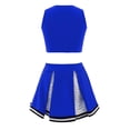 thumbnail image 2 of Sinleey Costume de Danseuse pour Filles avec Jupe Plissée Bleu Royal 4, 2 of 5