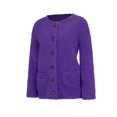 thumbnail image 4 of Winter Clearance Cardigan Sweaters for Women Long Sleeve Loose Coat Cardigan Solid Color Sweater, 4 of 8