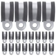 thumbnail image 2 of Miangastore 20pcs Cable Clamp Brake Line Clamp Tube Clamp Pipe Clamp Tool Stainless Steel Clamp Supply, 2 of 8