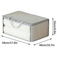 thumbnail image 1 of TopLLC Zipper Storage Bag Moving Quilt Storage Basket Travel Large-capacity Clothing Storage Bag, 1 of 2