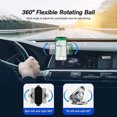 thumbnail image 2 of Universal Magnetic Car Mount Holder 360° Rotating Minimalist Design Safe Convenient Cell Phone Mount, 2 of 10