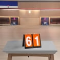thumbnail image 1 of Portable Scoreboard, EDHITNR Waterproof Leather Mounted Flip Scoreboard, PU Card Race Scoreboard with Metal Coil for Basketball Badminton Table Tennis, 1 of 6