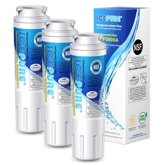 ICEPURE UKF8001 Compatible with Whirlpool EDR4RXD1, 4396395, Maytag UKF8001, UKF8001AXX, EveryDrop Refrigerator Water Filter 4, R