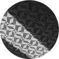 thumbnail image 1 of Ahgly Company Tapis de Zone Rond Gris Transitionnel pour Intérieur Lavable à la Machine, 6 Pieds Rond, 1 of 7