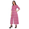 thumbnail image 3 of Moomaya Kurta à Manches Courtes Imprimée Kurti Indienne Vêtements d'Été pour Femmes, 3 of 5