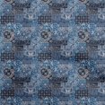 thumbnail image 1 of oneOone Cotton Cambric Medium Blue Fabric Patchwork Sewing Craft Projects Fabric Prints By Yard 42 Inch Wide, 1 of 5