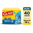 thumbnail image 1 of Glad Blue Recycling Bags - Regular 74 Litres -, 1 of 5