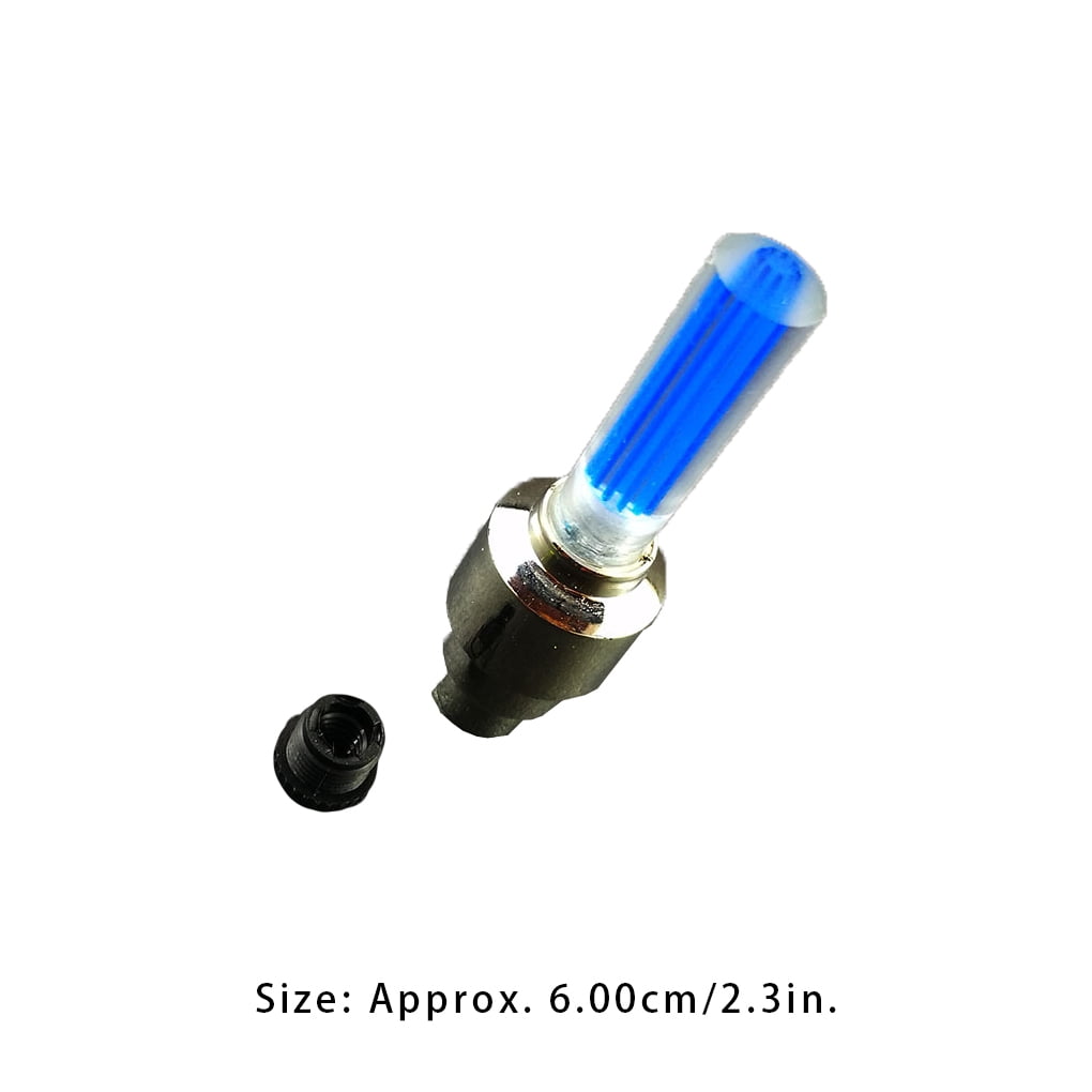 Ruiboury LED Wheel Line Light Decorations Cycling Elements Equipment Flash Lamps Safety Waterproof Bike Decoration Parts Blue Shell Blue light 1Set