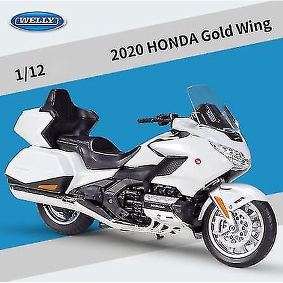 1:12 Hondas Goldwing Alloy Motorcycle Diecast Model Toy Car Heavy Machinery Metal Motorcycle Simulation Collection Toys For Boys-week