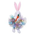 thumbnail image 1 of Wall Decorations for Living Room,Spring Wreaths for Front Door Easter Front Door Wreath Easter Bunny Dolls Wreath Spring Easter Decorations with Ribbon for Door Walls Home Decoration, 1 of 9