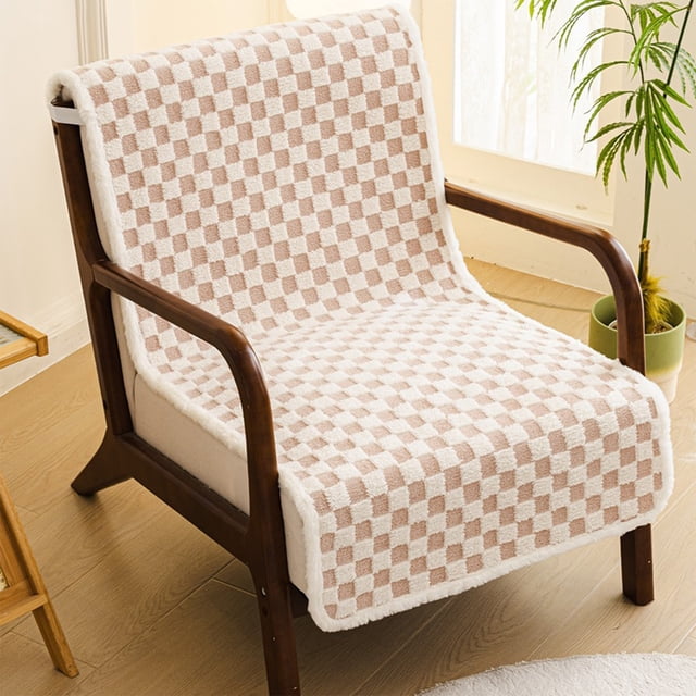 Office Recliner Plushs Seat Cushion Backrest Integrated Thick Non Slide Mat Suitable For Chairs Stools Sofas And Recliners