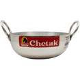thumbnail image 2 of Chetak Aluminium Wok (Kadai) with Lid, 22cm, 2 of 6