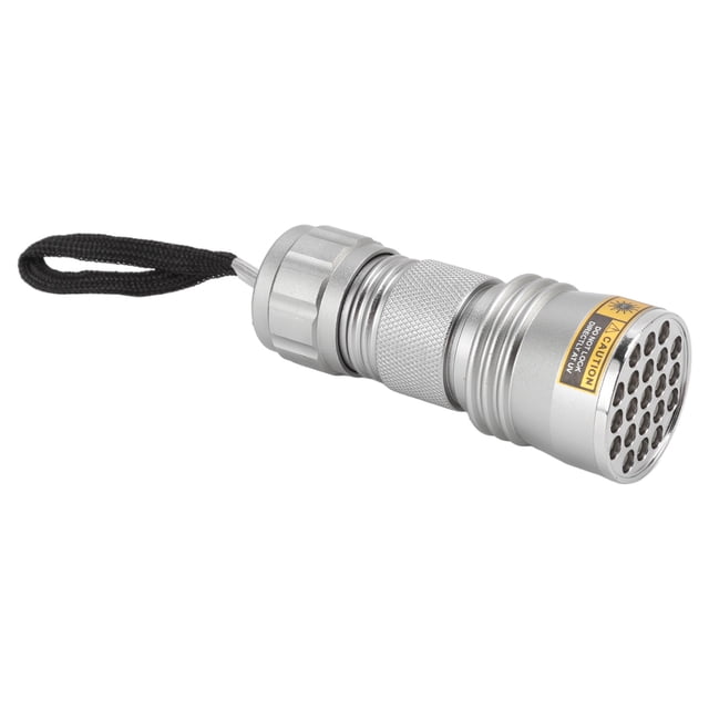 UV Blacklight Flashlight, Shock Resistant UV Flashlight Multipurpose 395nm Wavelength For Scorpions For Fluorescent Agents