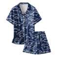 thumbnail image 5 of Ensembles de Pyjama pour Petites Filles, Ensembles de Pyjama à Colorier DIY, Ensemble de Pyjama pour Enfants à Boutons, Tenue d'Intérieur Classique, Pyjamas pour Filles, Taille 8-10 Ans, 5 of 5