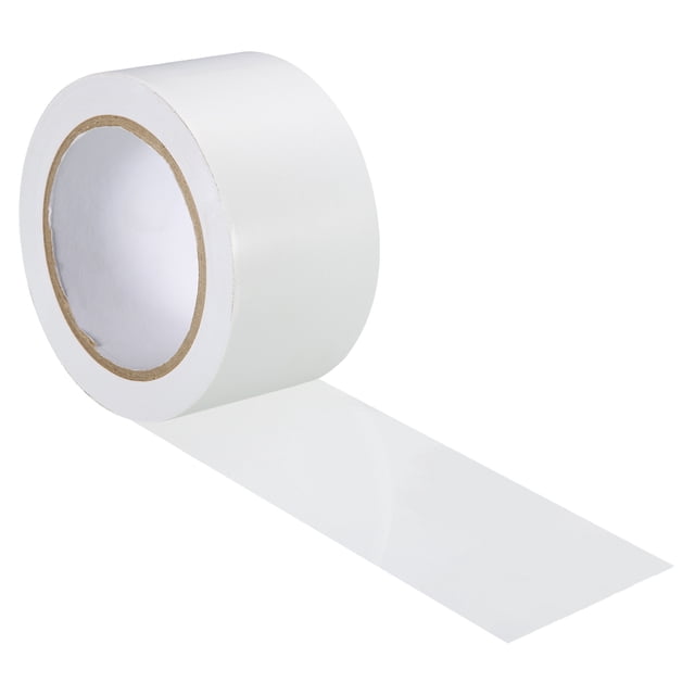 Unique Bargains Corrosion Protection Pipe Tape, 108 Ft x 2.4 Inch PVC Insulation Wrap Duct Tape Self Adhesive, White