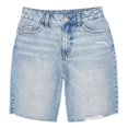 thumbnail image 1 of No Boundaries Women's Denim Bermuda Short, 1 of 6
