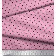 thumbnail image 3 of Soimoi Silk Fabric Swallow Bird Small Print Fabric by Yard 42 Inch Wide, 3 of 3