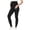 H-Noir, variante sur Kcodviy Femmes Maternité Décontracté Uni Été Grossesse Vêtements Couleur Élastique Contrôle Taille Haute Automne pour Femmes Taille Pantalons Longs Leggings Maternité Pantalons de Compression Femmes Pantalons Doux