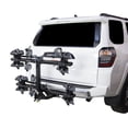 thumbnail image 3 of Saris Bike Rack 4414B Freedom; 2 Inch Receiver Hitch Mount; Holds 4 Bikes; Up To 190 Pound Weight Capacity; Bike Tire Clamp; Without Lock; Foldable; Black; Steel, 3 of 10